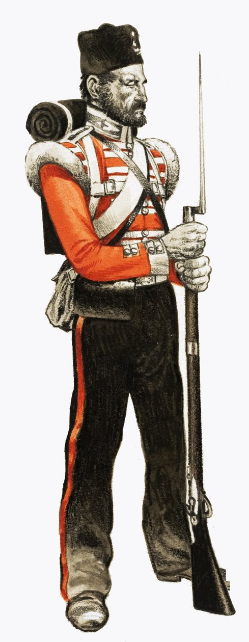 89e. Soldat de pied 1854 Grenadier - English School