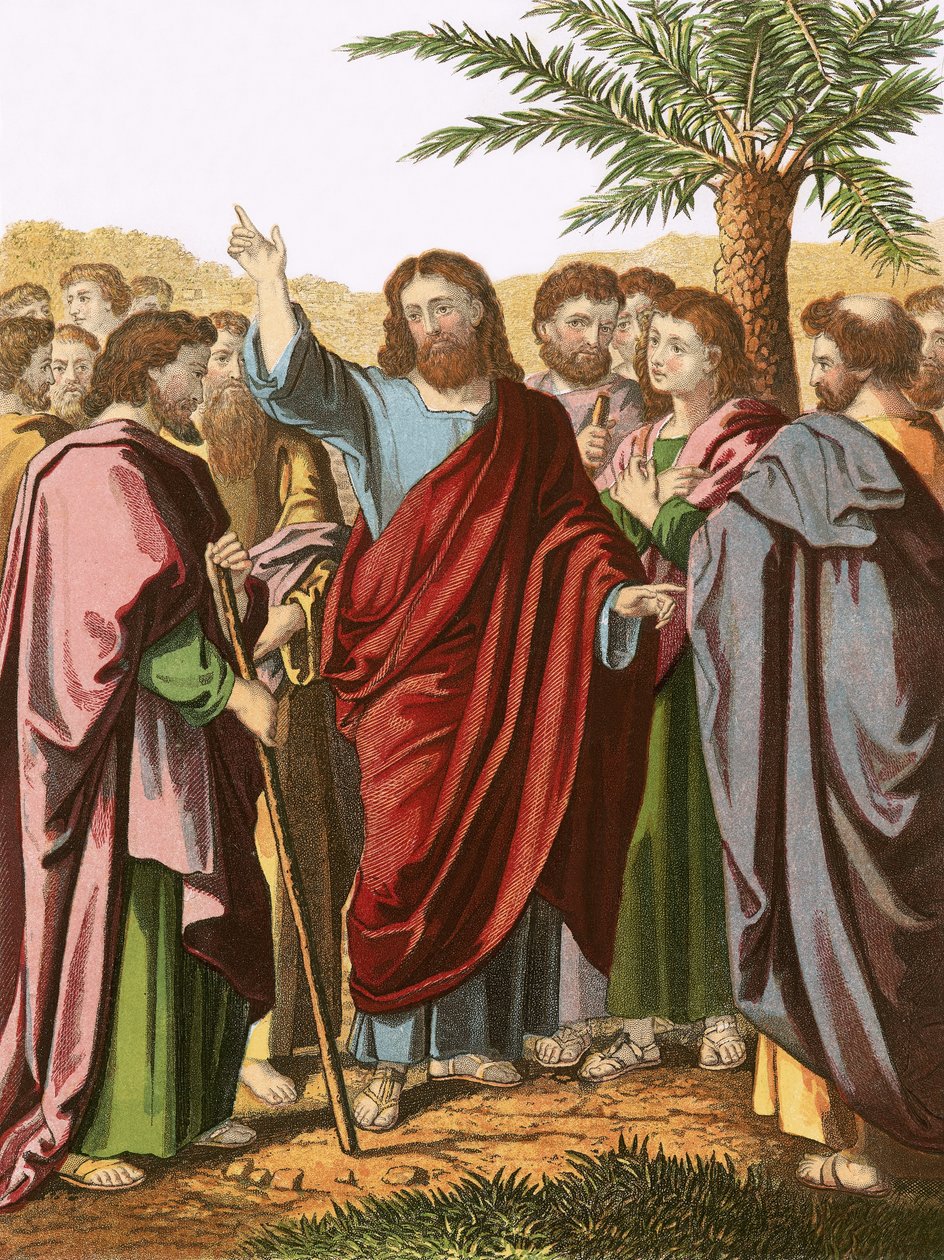 Christ envoyant ses disciples - English School