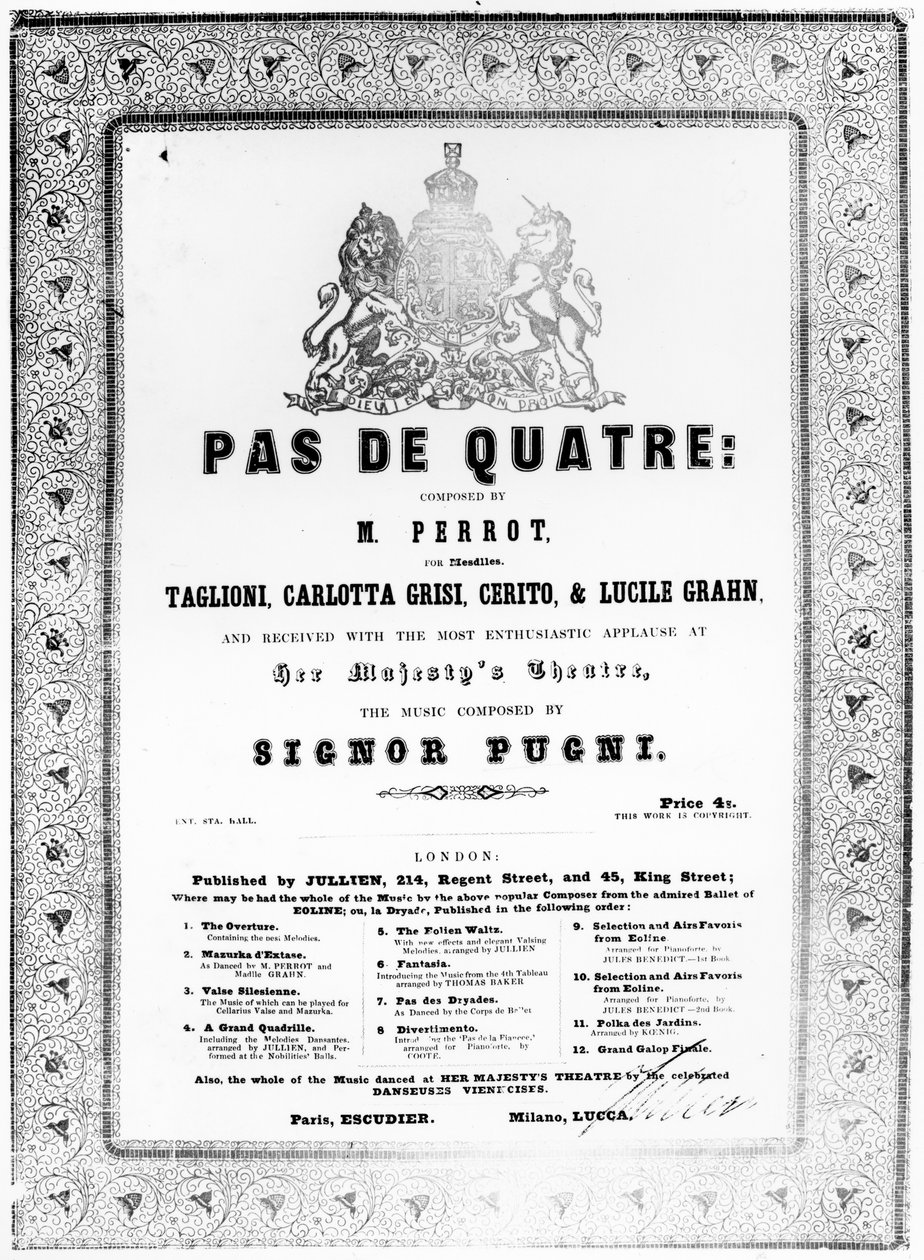 Couverture de la partition pour 