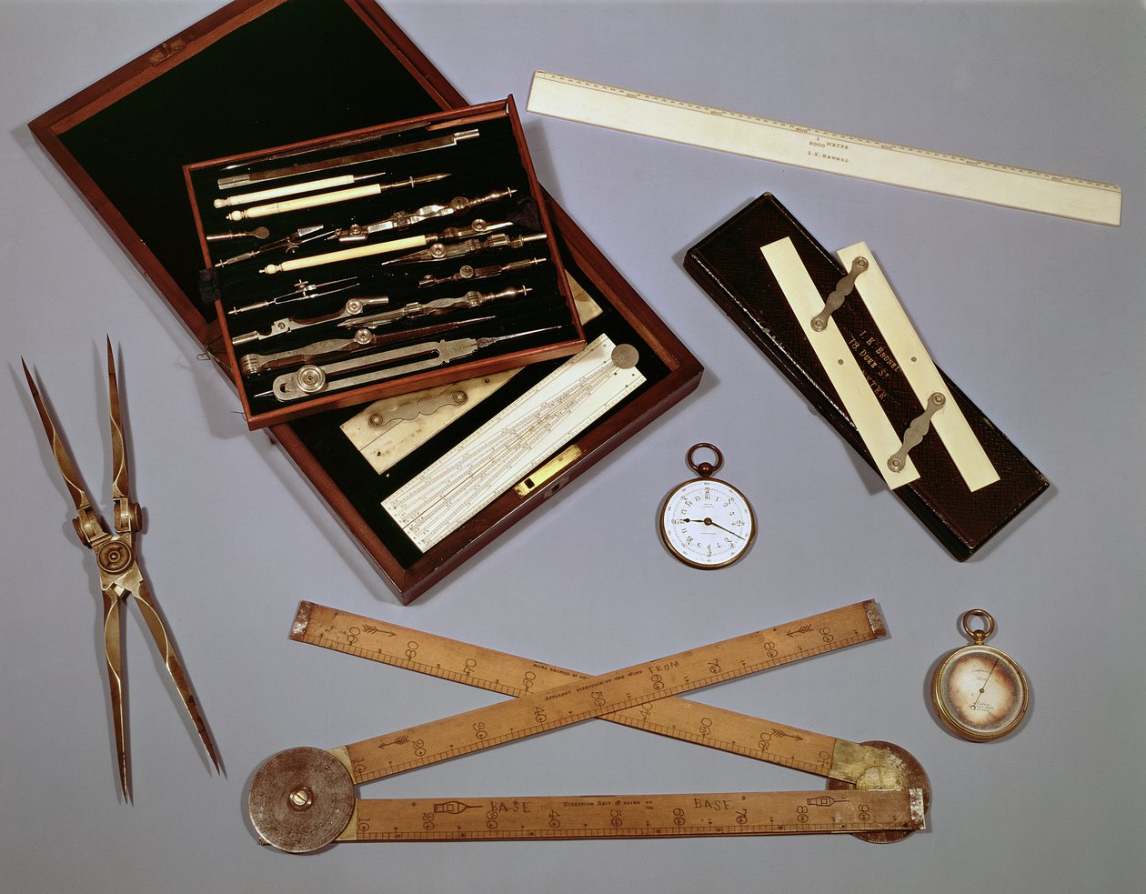 Instruments de dessin utilisés par Isambard Kingdom Brunel - English School