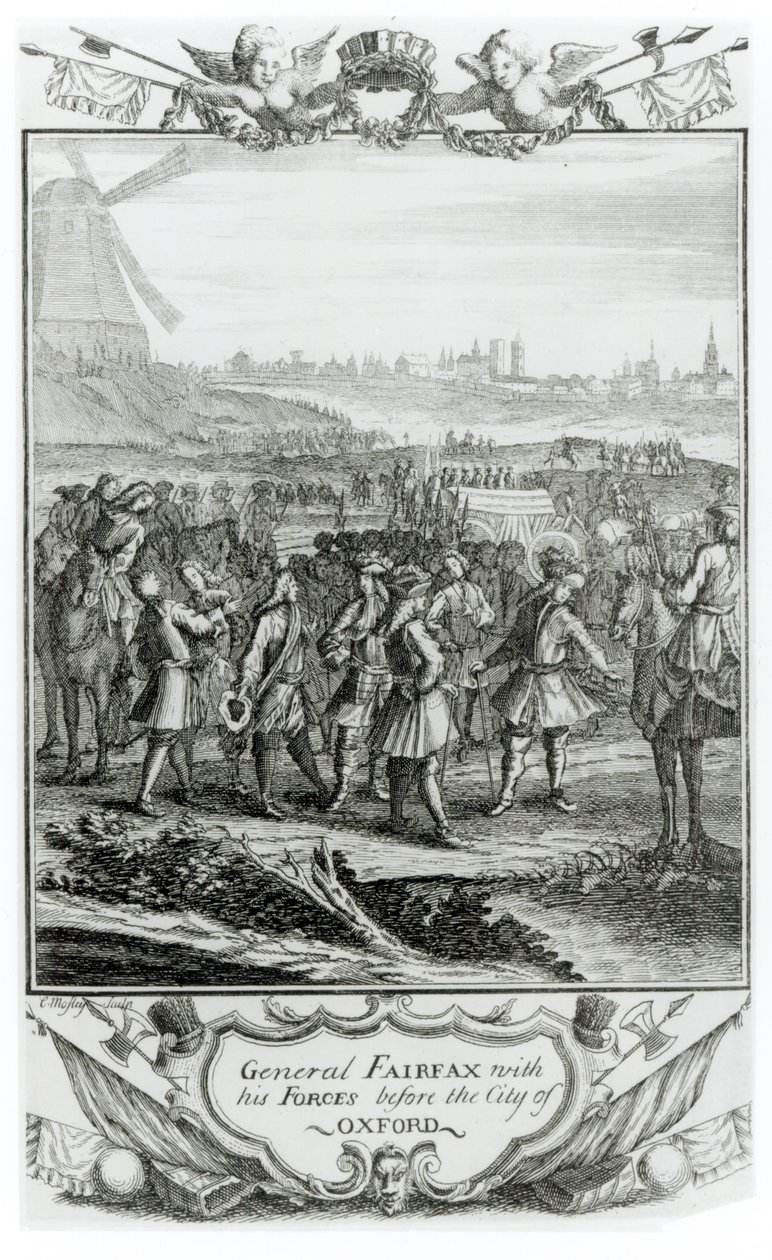 Le général Fairfax avec ses forces devant la ville d