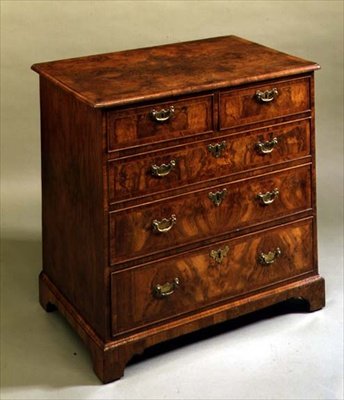 Commode George I avec pieds à supports, c.1720 - English School