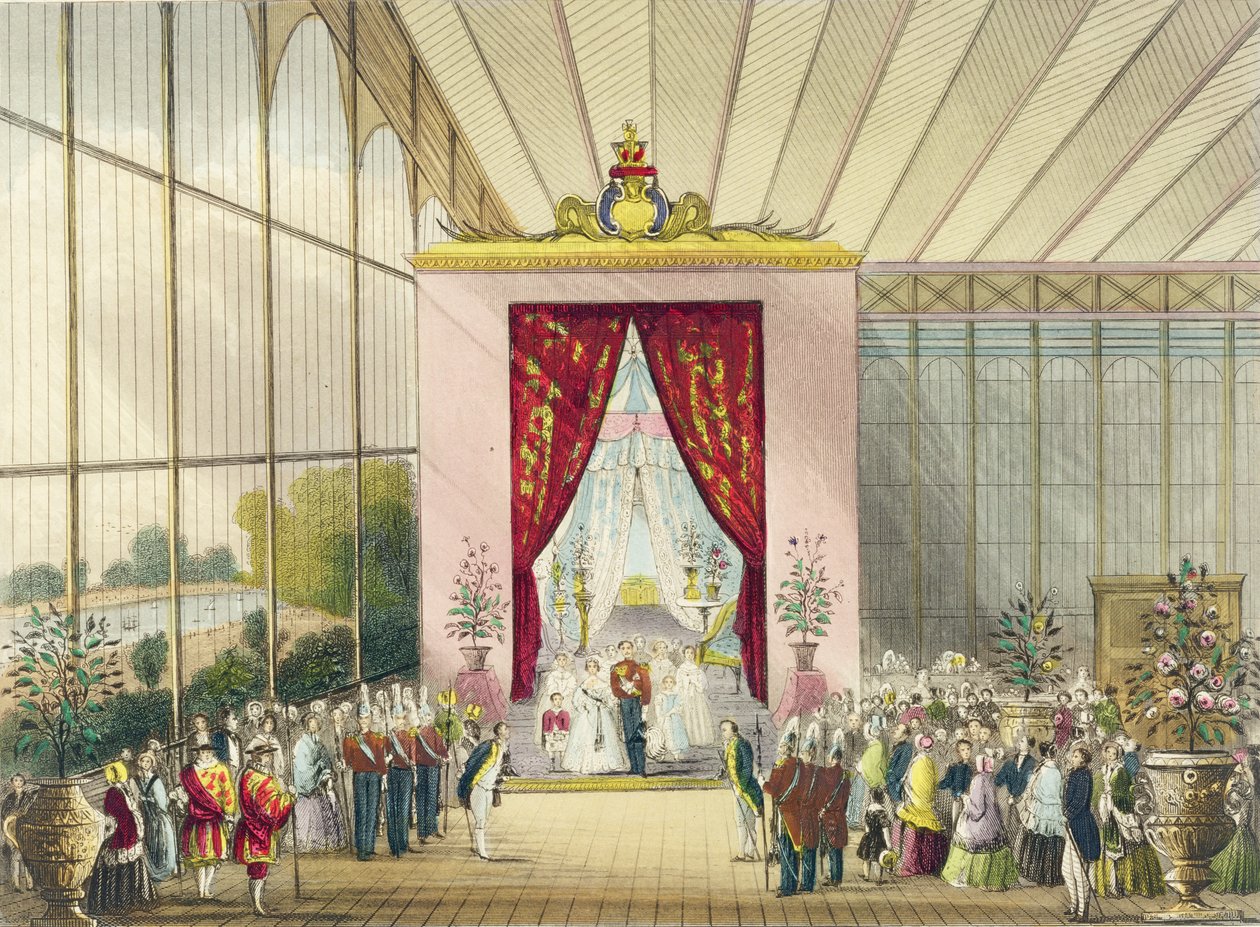 Grande Exposition, 1851 : Boudoir de Sa Majesté, par Chevanne, publié par Read & Co. - English School