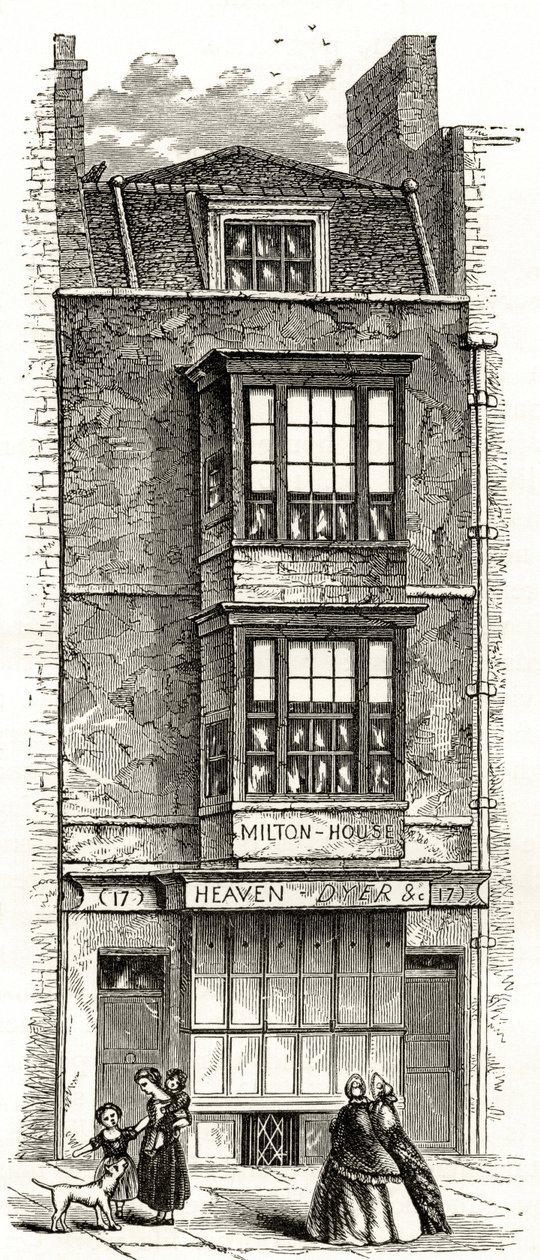 Maison de John Milton dans le Barbican, de 