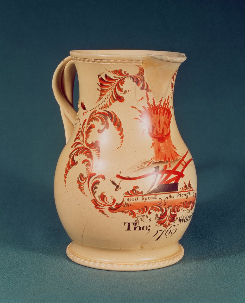 Cruche, Leeds, vers 1770 - English School