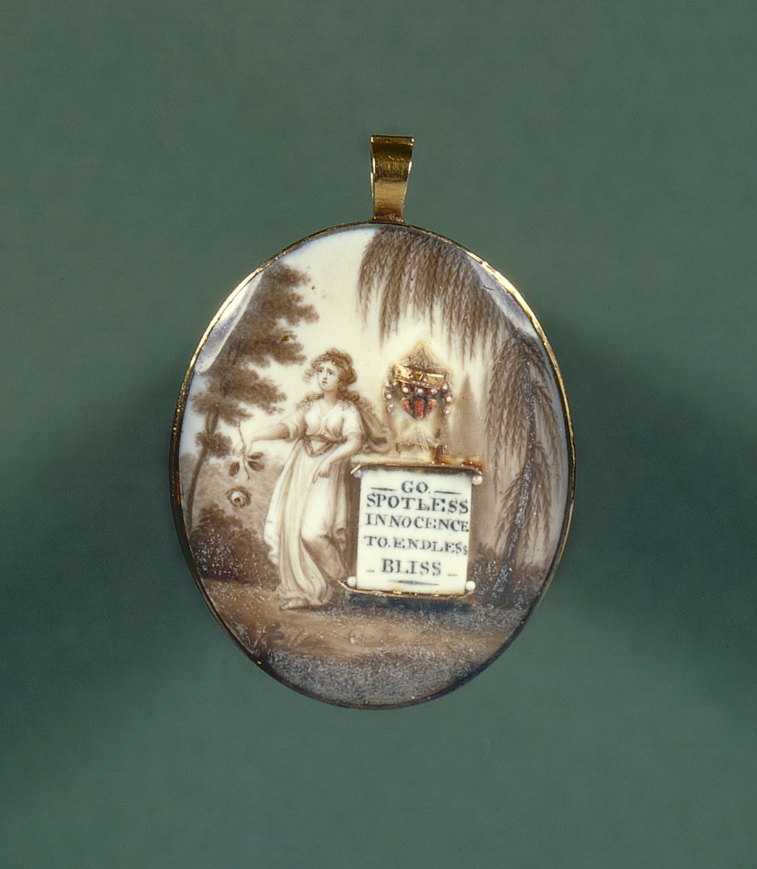 Pendentif commémoratif avec l