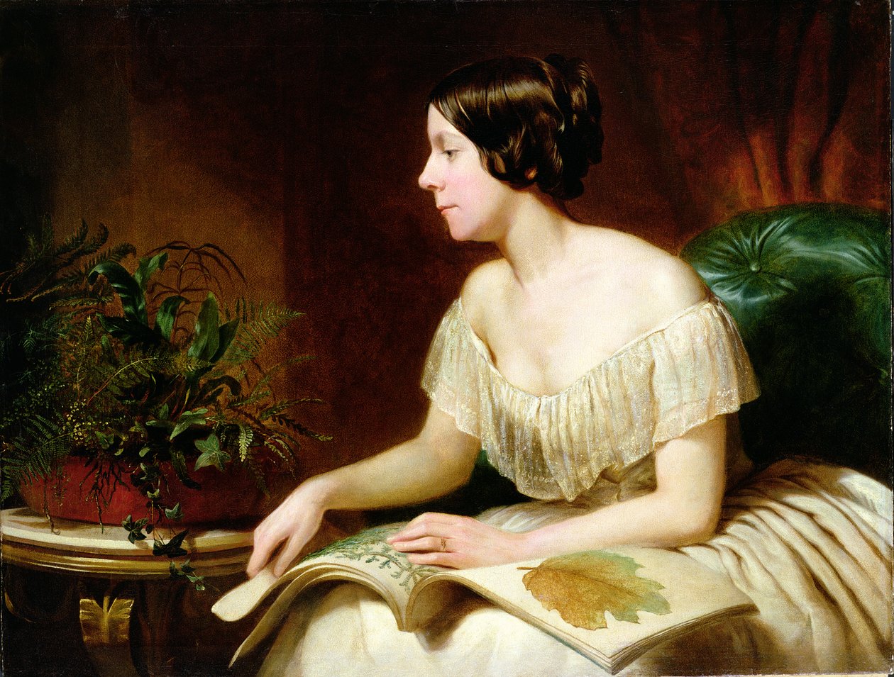 Mlle Anne Pratt (1806-93), la célèbre botaniste - English School