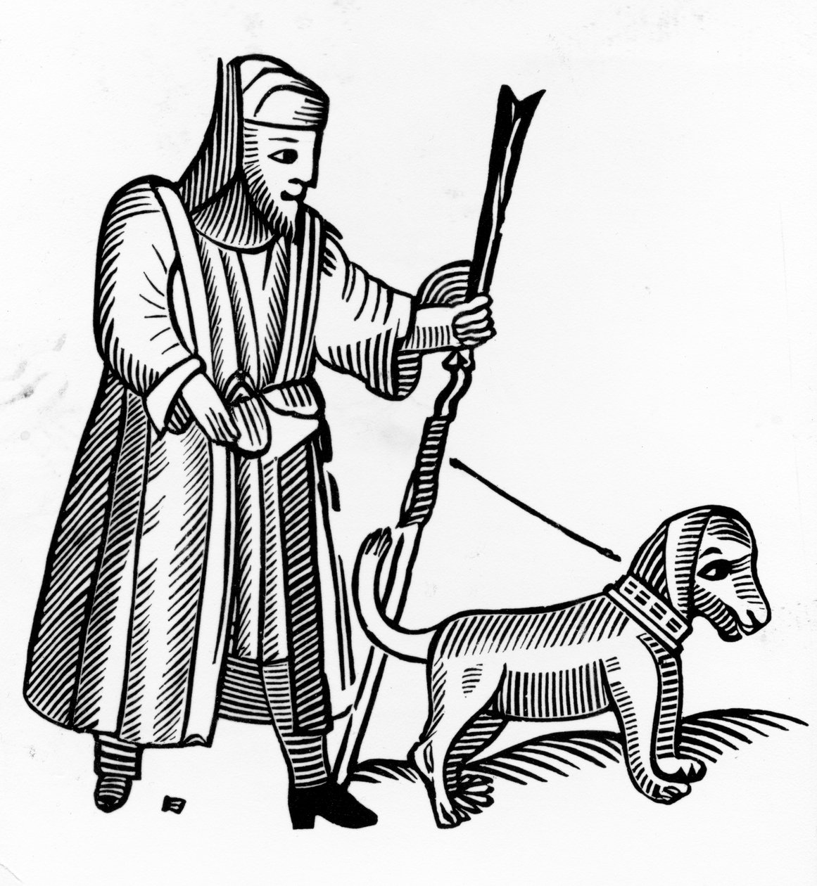 Pèlerin avec un chien - English School