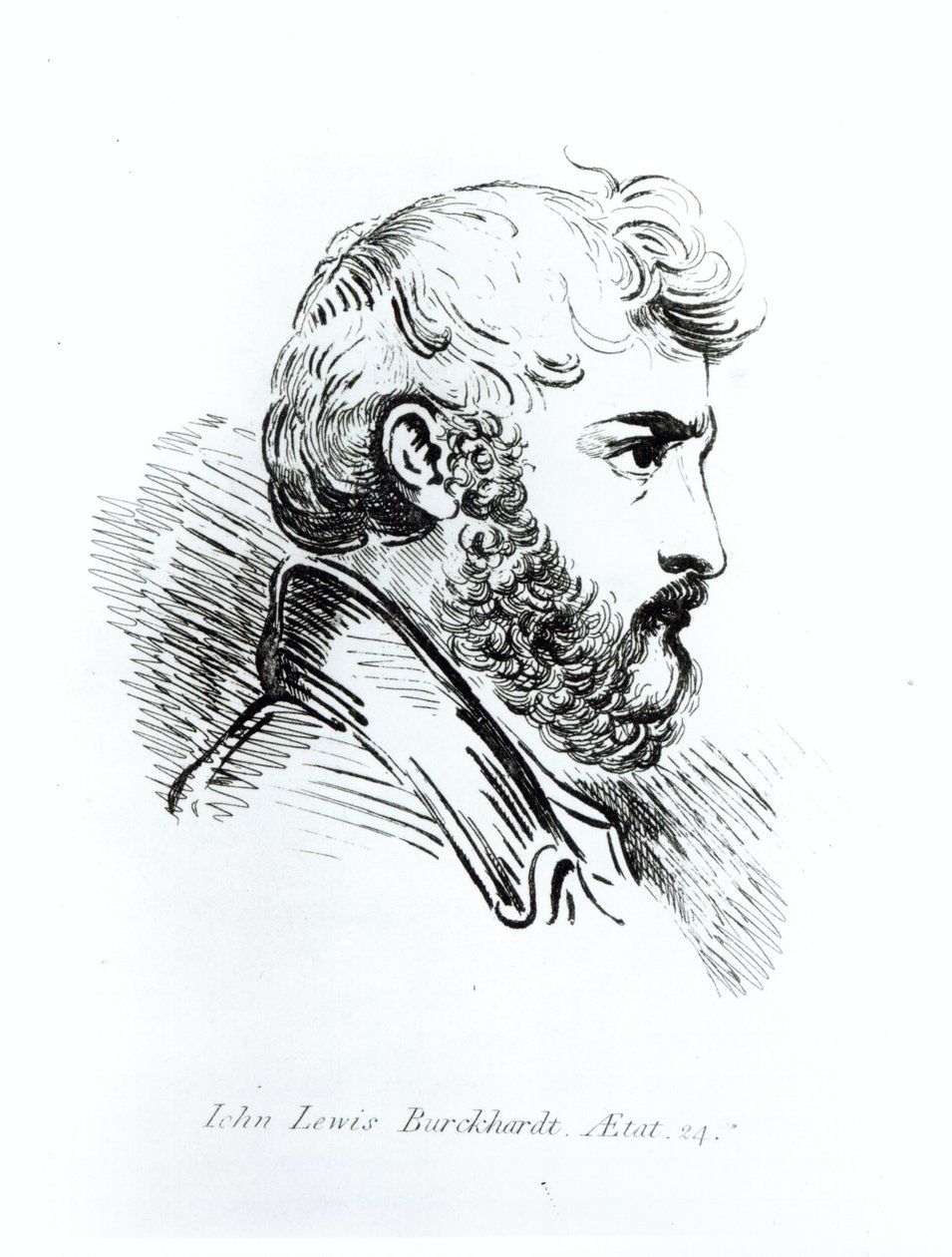 Portrait de John Lewis Burckhardt à l