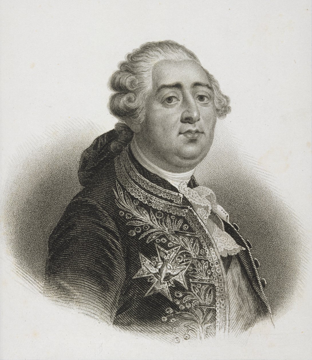 Portrait de Louis XVI (1754-93) roi de France - English School