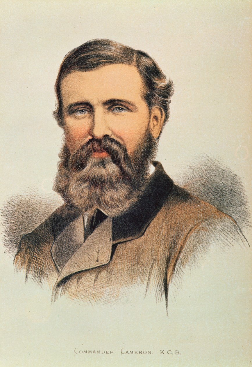 Portrait de Verney Lovett Cameron (1844-94), explorateur anglais - English School