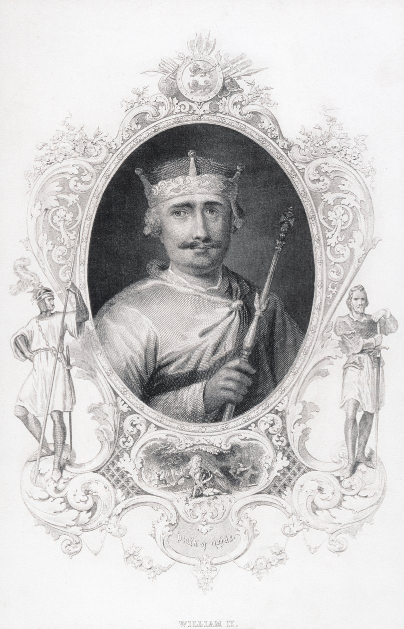 Portrait de Guillaume II (1056-1100) - English School