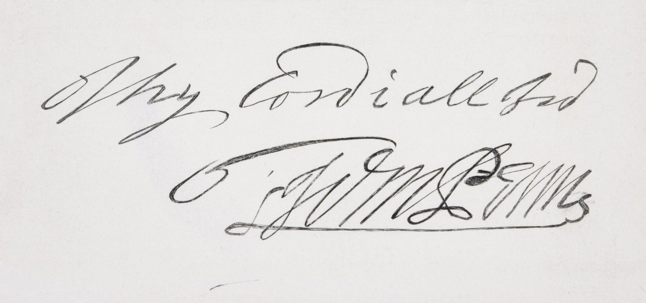 Signature de William Penn - English School