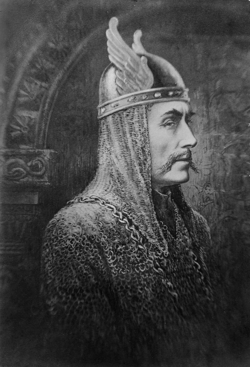 Sir Johnston Forbes-Robertson dans le rôle de Macbeth - English School