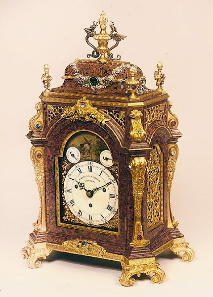 Horloge de table, par Eardley Norton, XVIIIe siècle - English School