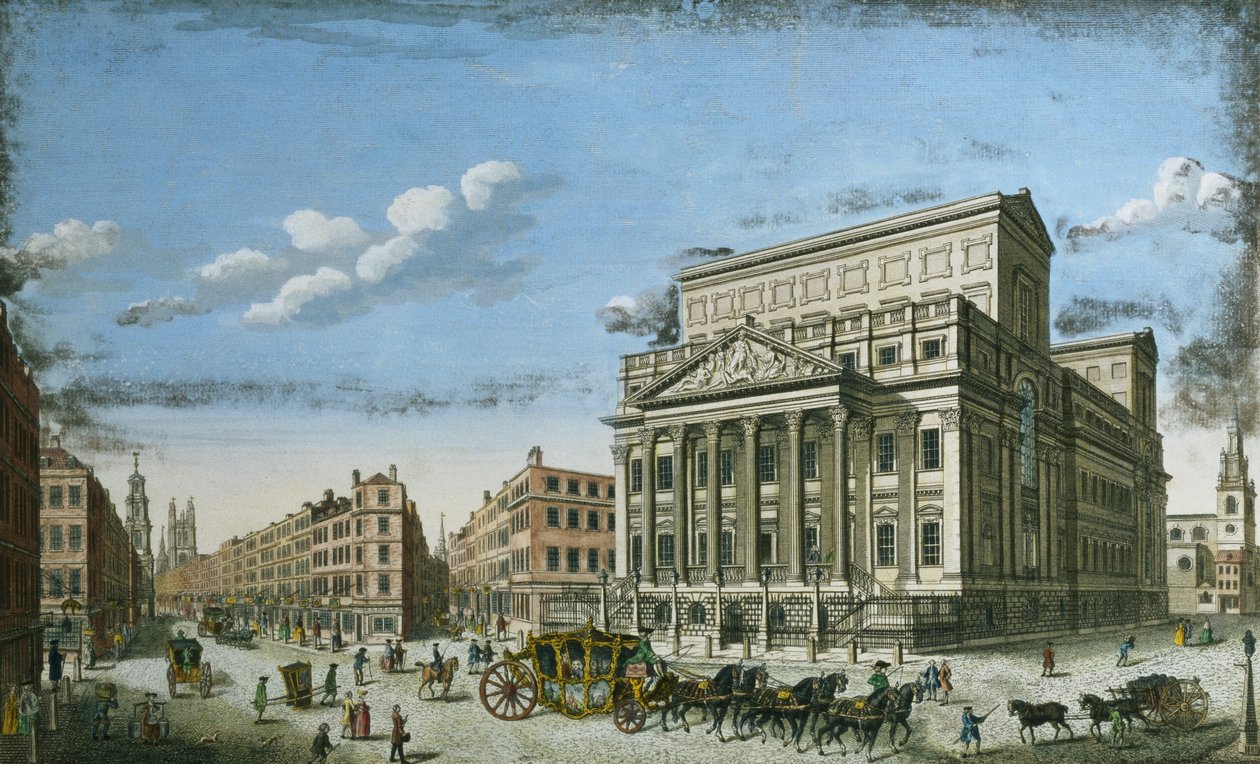 La Maison du maire de Londres, vers 1753 - English School