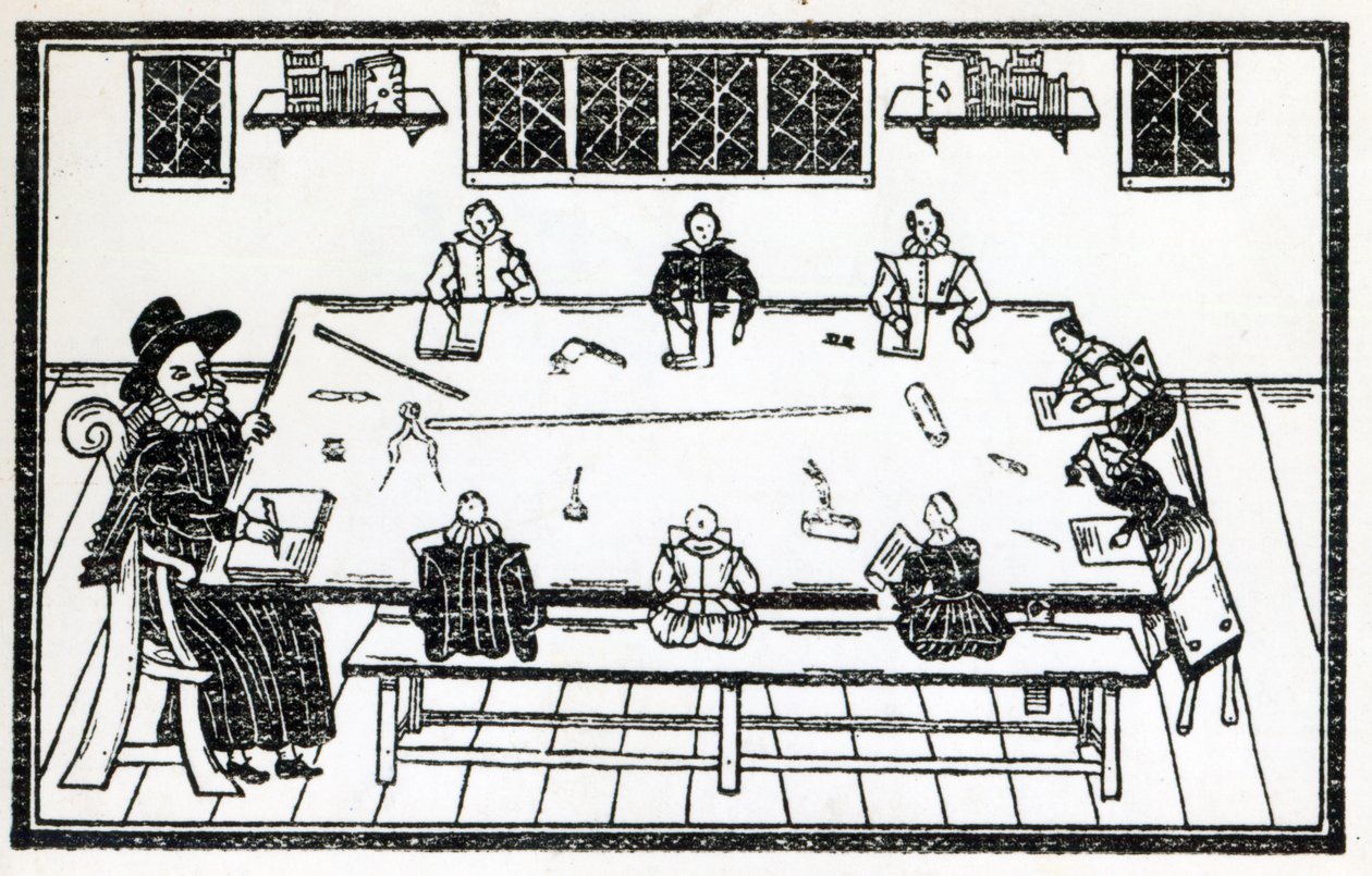 La Deuxième Table de la Bonne Éducation, une illustration de 