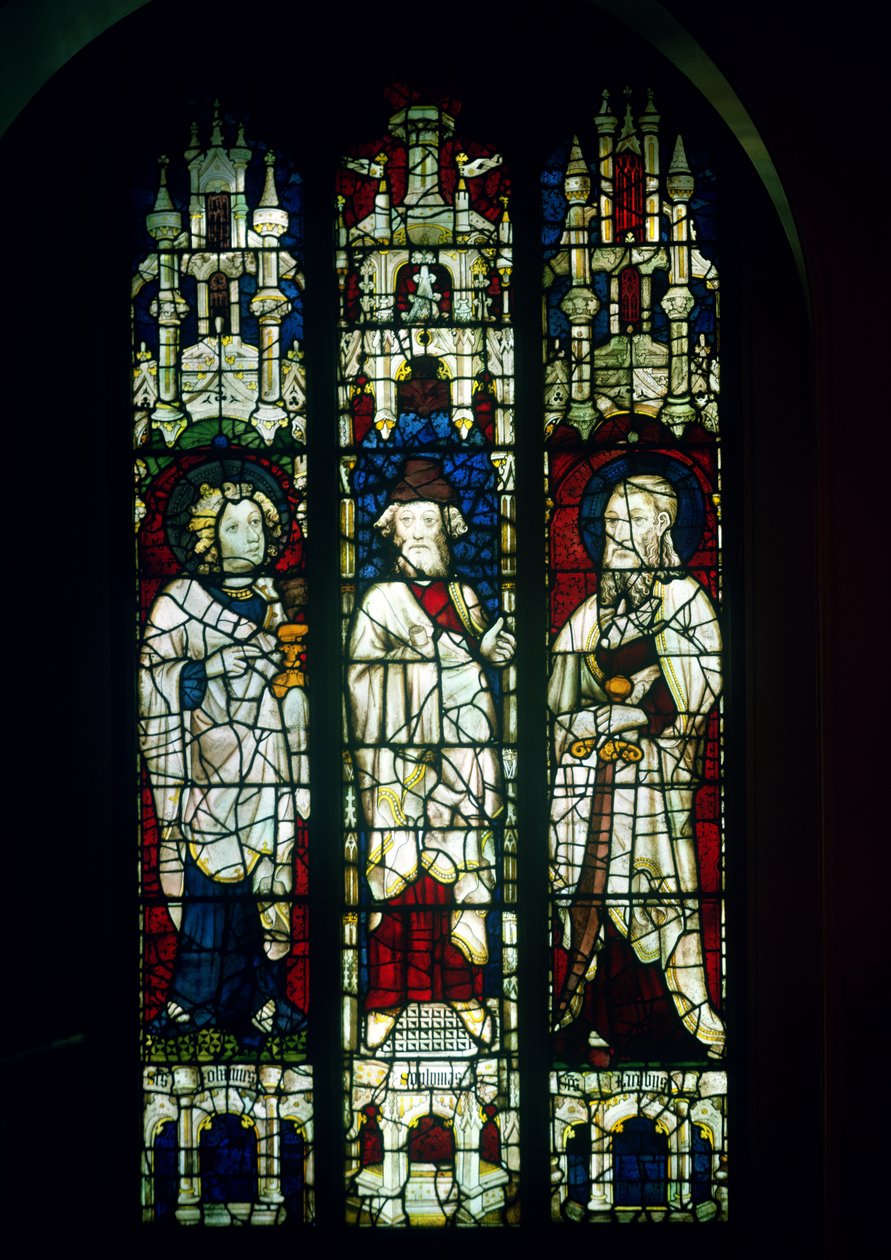La fenêtre de Winchester, représentant Saint Jean l