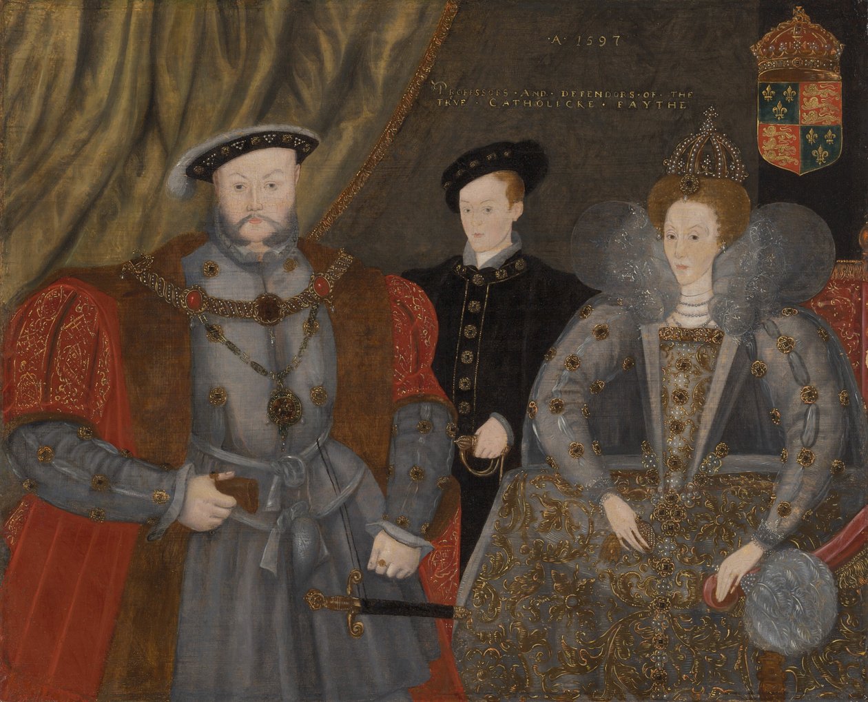 Henri VIII, Élisabeth I et Édouard VI - English