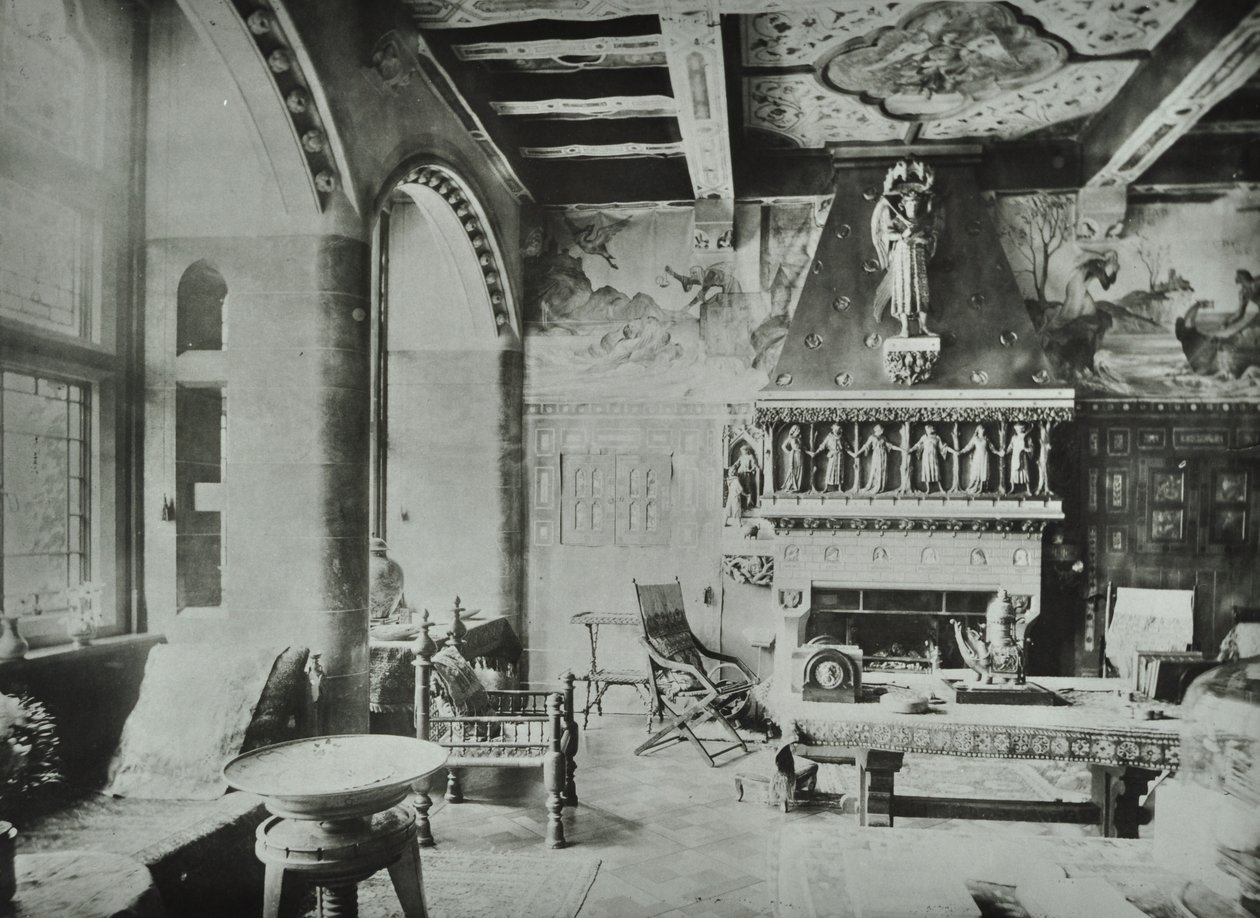 9 Melbury Road : salon, 1890 - English Photographer