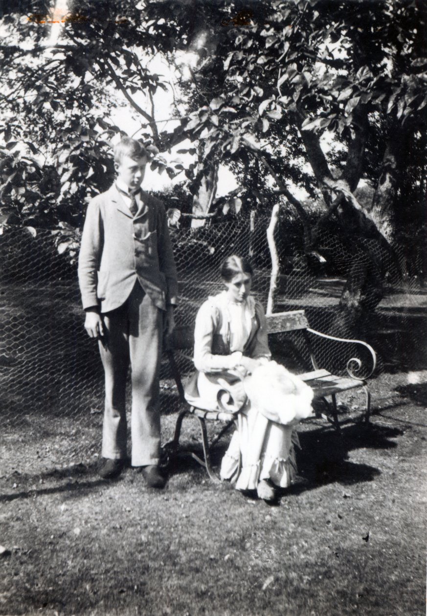 Adrian et Virginia Stephen, 1900 - English Photographer