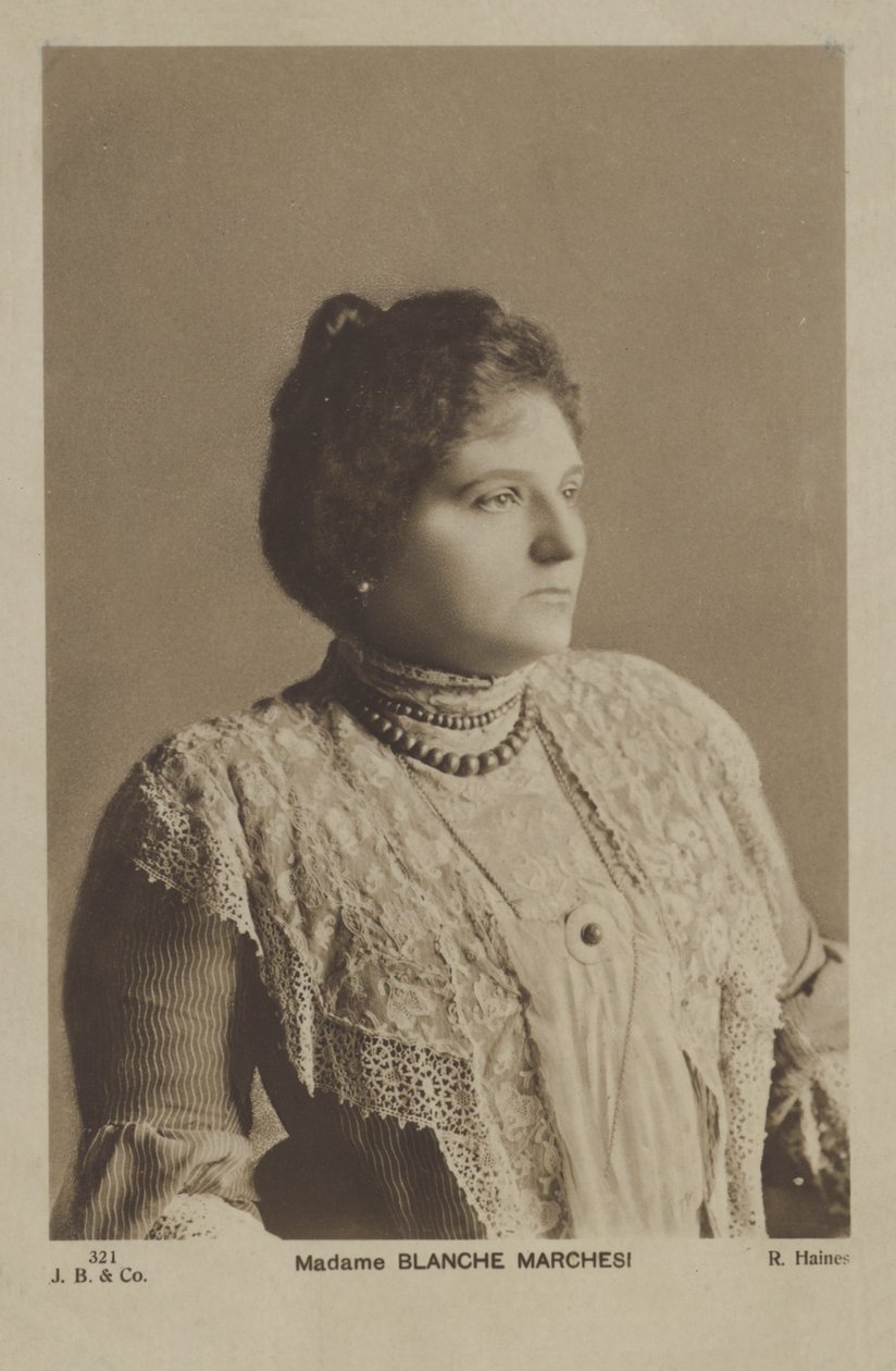 Blanche Marchesi, mezzo-soprano française - English Photographer