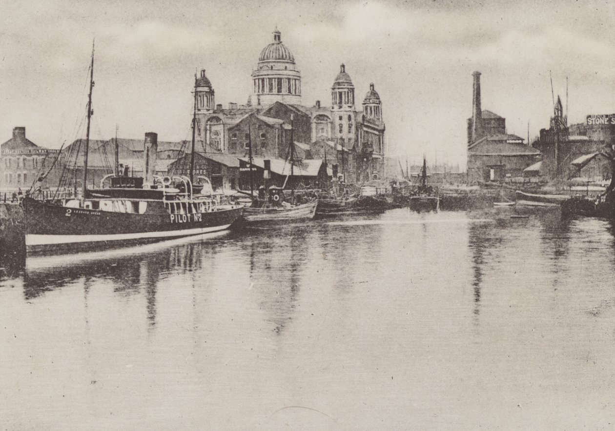 Canning Dock, Liverpool (photo n/b) - English Photographer