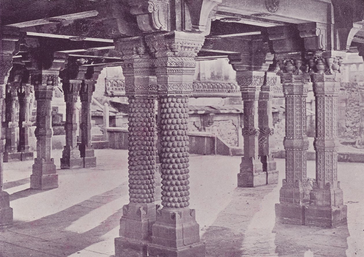 Piliers sculptés, Panch-Mahal, Futtehpur-Sikri - English Photographer