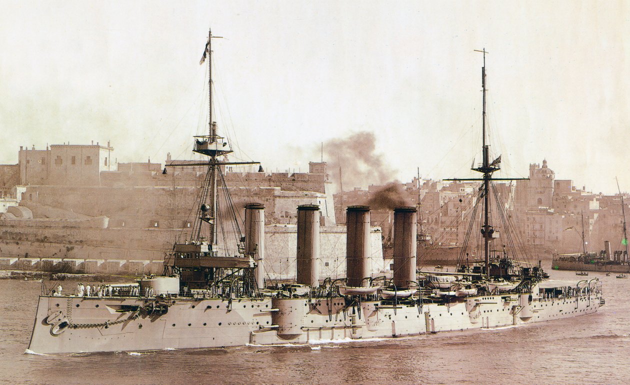 HMS Aboukir, 1902 - English Photographer