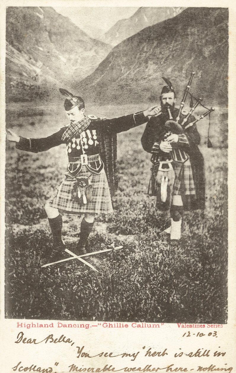 Danse des Highlands - "Ghillie Callum" (photo n/b) - English Photographer