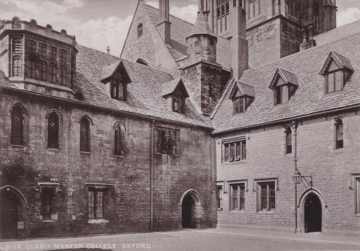 Mob Quadrangle, Merton College, Oxford - English Photographer