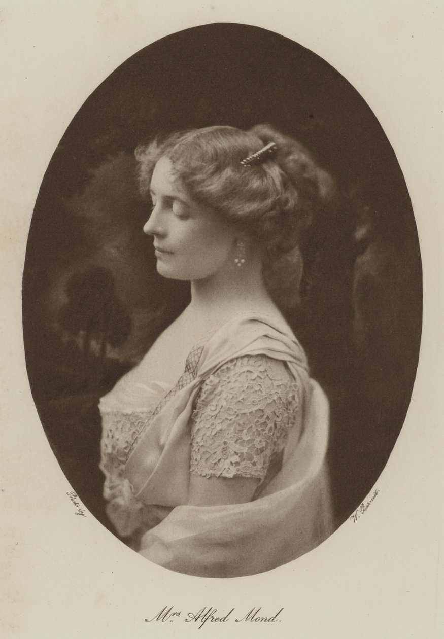 Mme Alfred Mond (photo n/b) - English Photographer