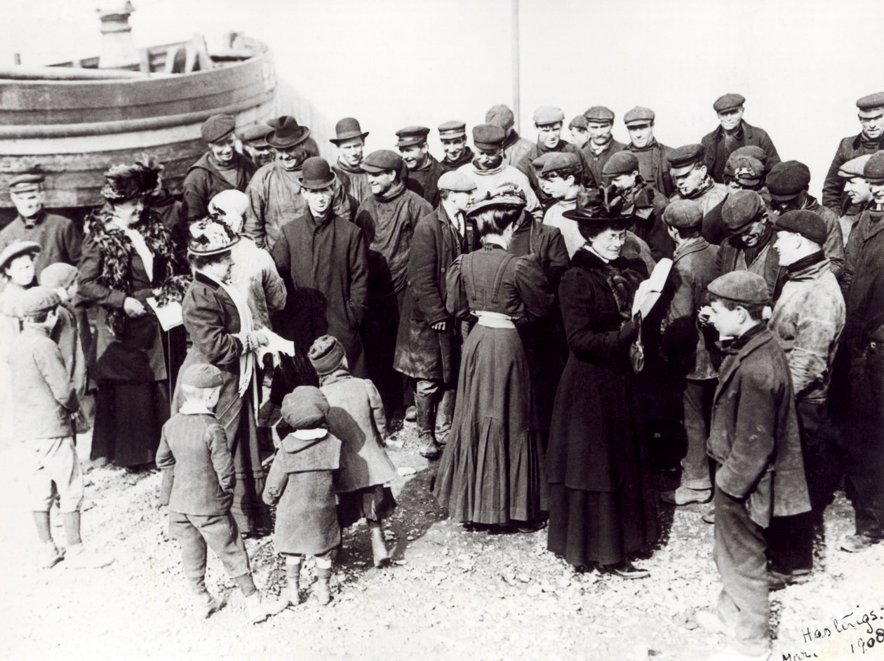Suffragettes à Hastings, 1908 - English Photographer