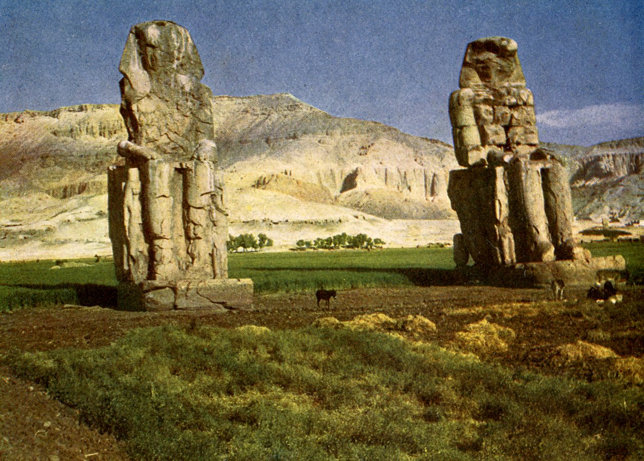 Les Colosses de Memnon, près de Thèbes, Égypte - English Photographer
