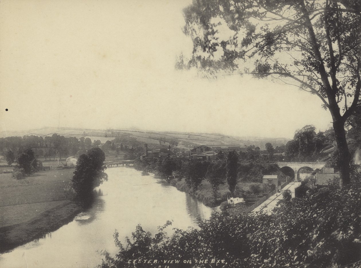 Vue sur la rivière Exe, Exeter, Devon - English Photographer