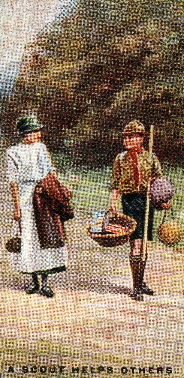 Un scout aide les autres, 1929 - English School