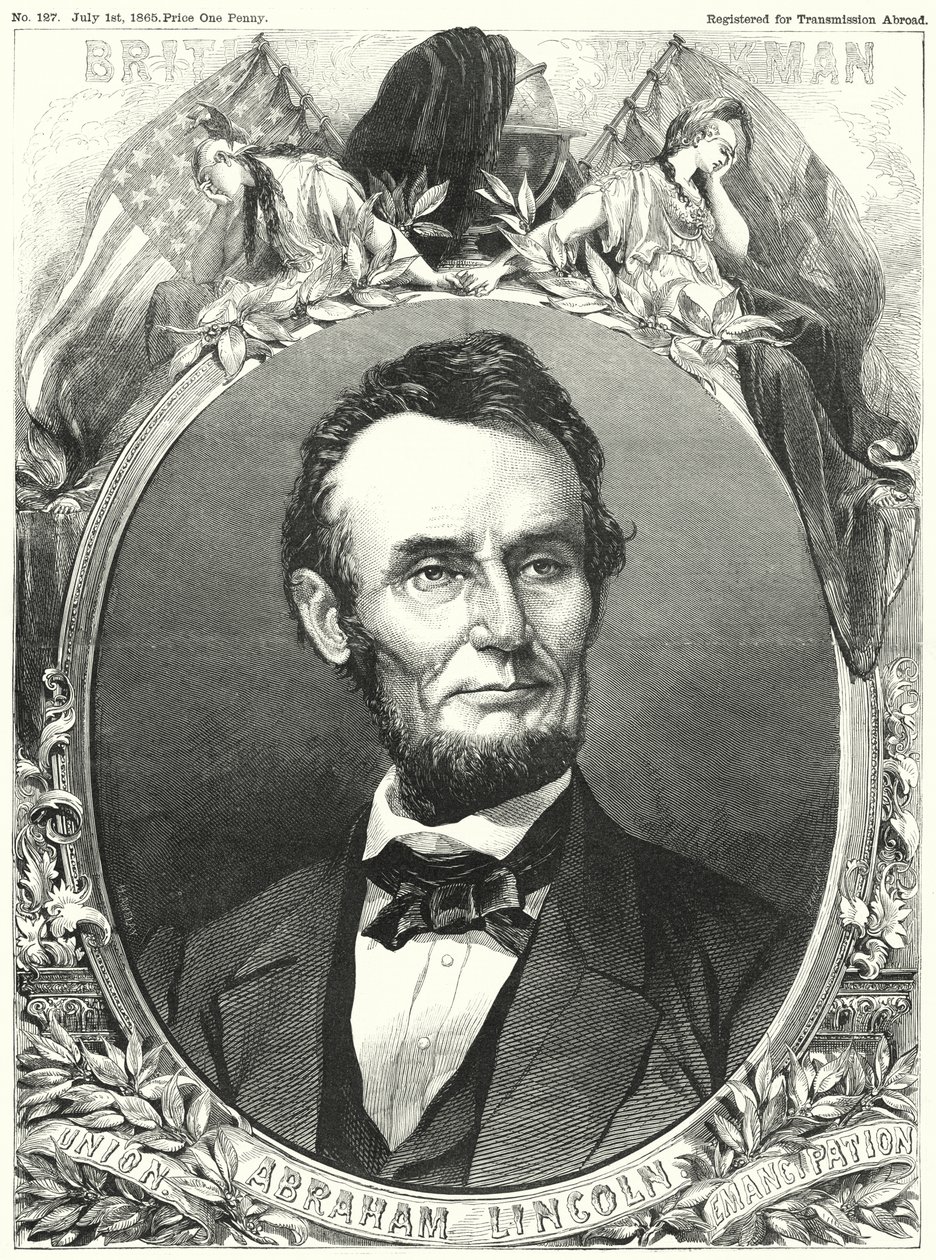 Abraham Lincoln (gravure) - English School