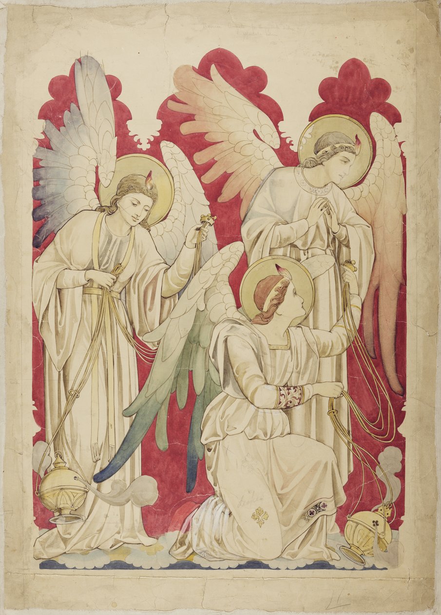 Anges avec encensoirs - English School