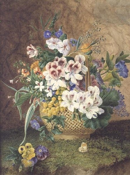 Panier de fleurs - English School