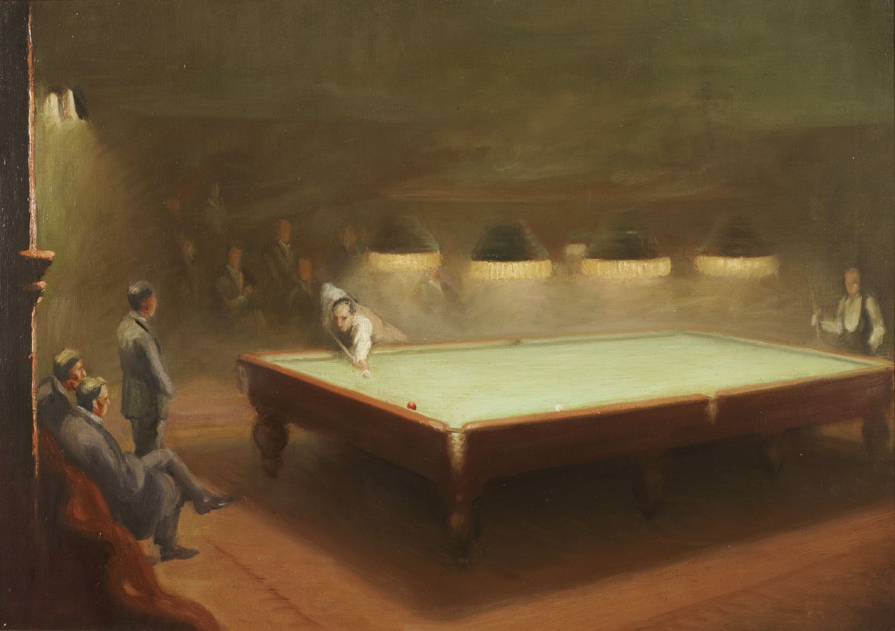 Partie de billard chez Thurston, 1930 - English School