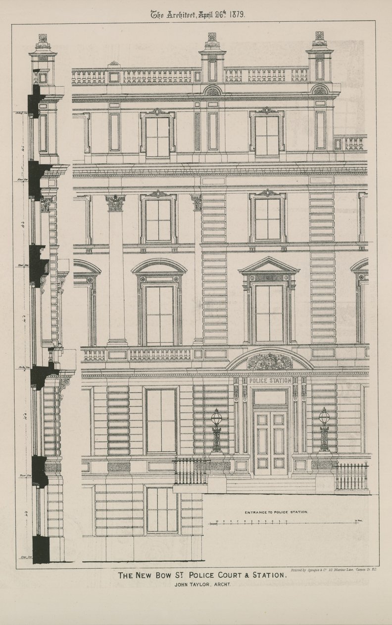 Tribunal de police et poste de Bow Street - English School