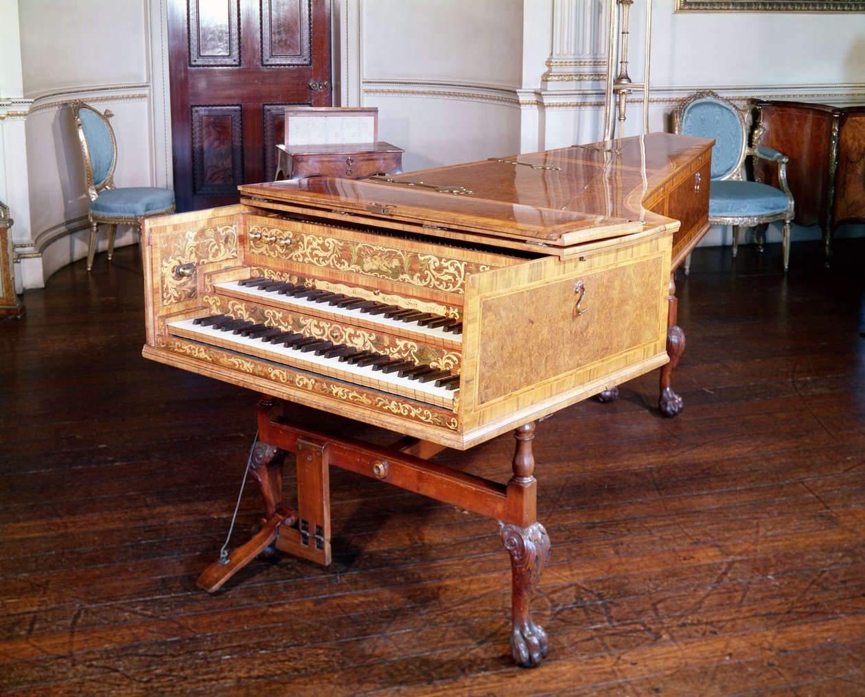 Clavecin, par Jacob Kirckman, anglais, 1766 - English School