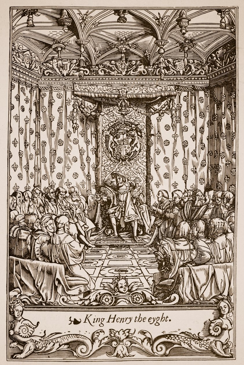 Henri VIII au Parlement - English School