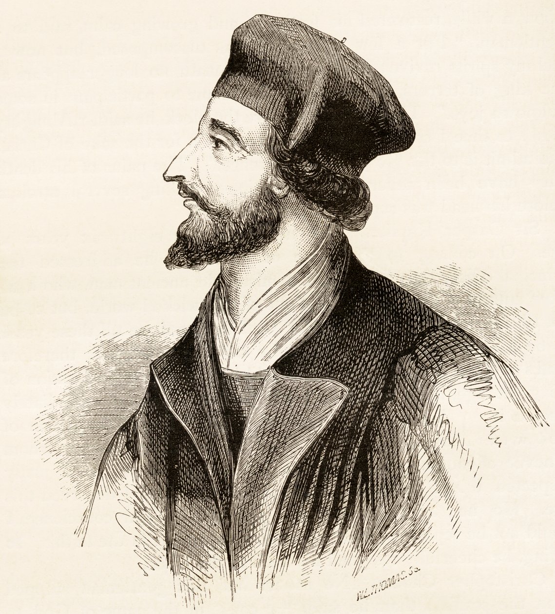 Jan Hus, vers 1865 - English School