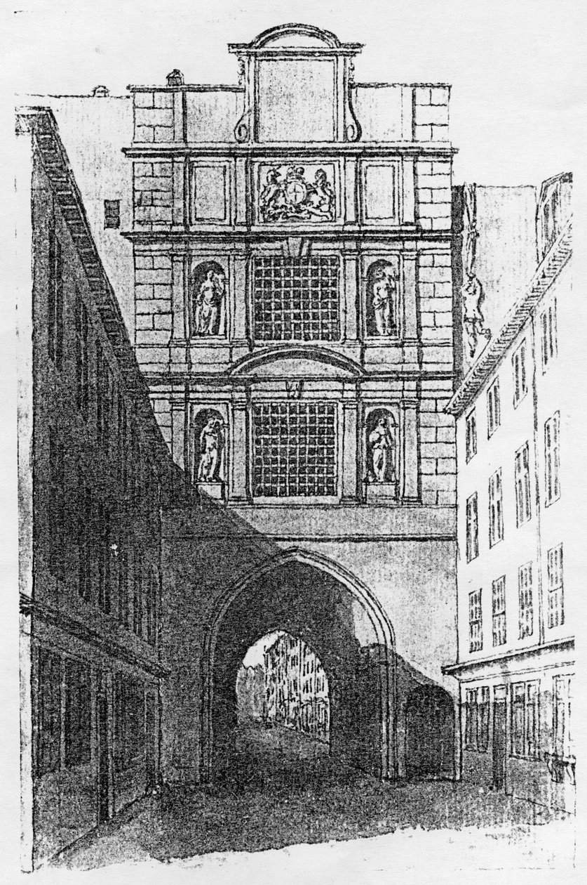 Prison de Newgate (lithographie) - English School