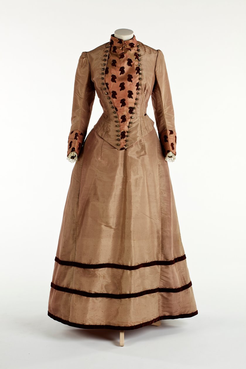 Robe prune pâle, c.1885 - English School