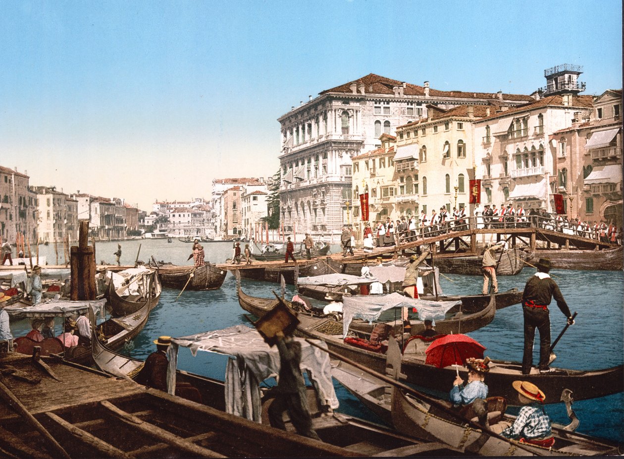 Processione sul Canal Grande, Venise - English School