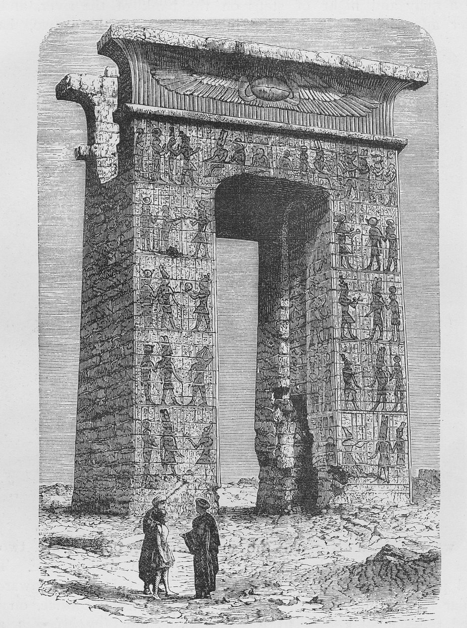 Propylône à Karnak - English School