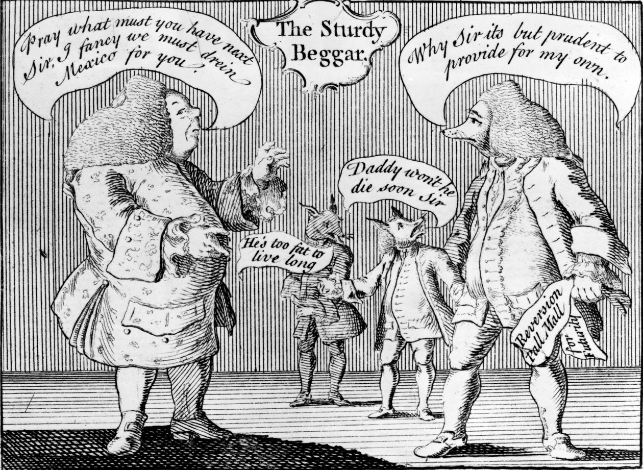Le Mendiant Robuste, 1758 - English School
