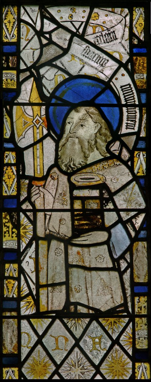 La fenêtre est représentant Saint Matthieu - English School
